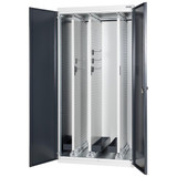 GARANT GridLine Perforated panel upright cabinet width 40G with Plain sheet metal swing doors