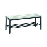 HOLEX Bench seat with shoe rack, free-standing Plastic