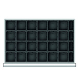GARANT GridLine easyPick small parts storage bin set, 26x16G