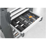 Garant Gridline ToolCar Rolling Tool Cart, Full Extension Drawers open drawer with foams