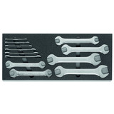 HOLEX Double open ended spanner set