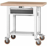Garant Gridline Workbench Rear Panel / Storage Shelf, Single Piece workbench installation