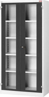 Holex Tool Cabinet, Swinging Doors, Viewing Window, Depth 400 mm