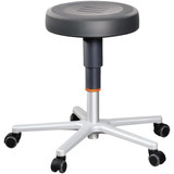 GARANT Work stool, integral foam, with castors, low