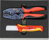 Wire Stripping Set in Rigid Foam Inlay, 2 Pieces