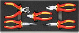 Garant Insulated Pliers Set in Rigid Foam Inlay, 5 Pieces