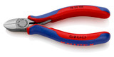 KNIPEX Diagonal Cutters, 5", Comfort Grip, Spring Loaded