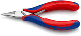 KNIPEX 4 1/2" Electronics Pliers-Half Round Tips