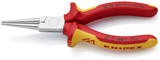 KNIPEX 6 1/4" Long Nose Pliers-Round Tips-1000V Insulated