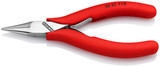 KNIPEX 4 1/2" Electronics Gripping Pliers-Half Round Tips