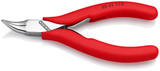 KNIPEX 4 1/2" Electronics 45° Angled Pliers-Half Round Tips-Handle Type 1