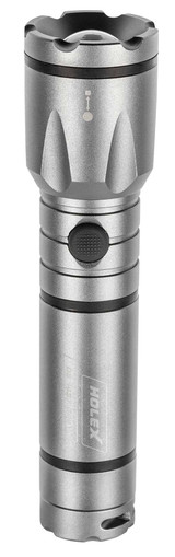 Holex LED Flashlights with Batteries Grey
