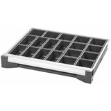 Garant Gridline easyPick Small Parts Storage Bin, Height 25 mm in drawer