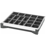Garant Gridline easyPick Small Parts Storage Bin, Height 25 mm in drawer