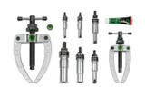 Kukko Set of Bearing Extracting Tools Kukko 25-A Kukko product only view