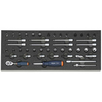 2050002075412 Socket set 1/4 inch 46 pieces