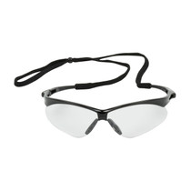 Semi-Rimless Safety Glasses w Anti-Scratch / Anti-Fog Coating