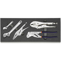 Image of the Garant Precision Pliers in Rigid Foam Inlay, Set of 5