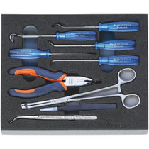 Image of the Garant / PB Swiss Hand Tool Assembly Set in Rigid Foam Inlay, Set of 8