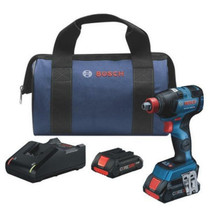 000346629118 Bosch 18V EC Brushless Connected-Ready Freak 1/4 in and 1/2 Two-in-One Bit/Socket Impact Driver Kit Bosch U07925 1800CB25