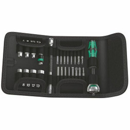 Wera 26 Piece Kraftform Kompakt Bits Set with Drive Tool and Sockets complete set in case