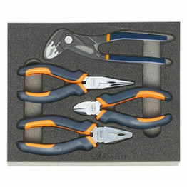 Garant Pliers Set in Ridged Foam Inlay, 4 Pieces