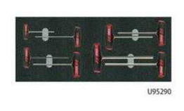 8 Piece Holex Inch T-handle Hex Screwdriver Set Holex U95290 8