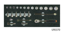 25 Piece Garant 3/8 Drive 6 Point Socket Set Garant U95370 25