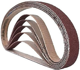 Starcke Premium 1/2 and 18 inch Ceramic Cloth Narrow Sanding Air file Belt angled view