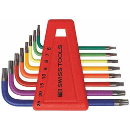 PB Swiss 410.H 6-25 RB Rainbow Torx Key Set