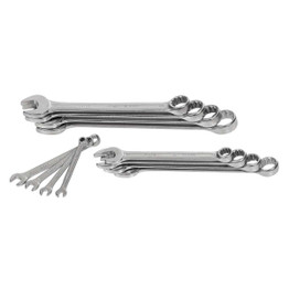 Holex Combination spanner set, chrome-plated