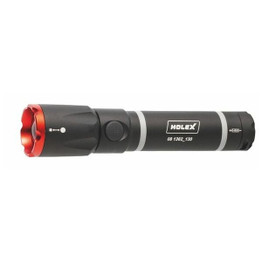 Holex LED Flashlight, Rechargeable Battery, 130 mm
