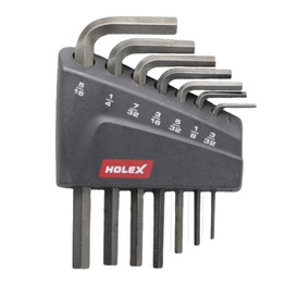 Holex Allen Wrench Short, Phosphated Set of 7 U62035 7