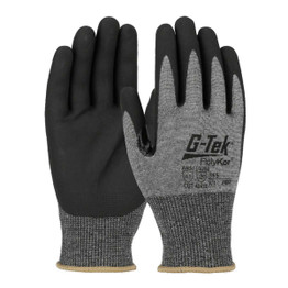 Seamless Knit PolyKor Blended Glove with Nitrile Coating , Touchscreen Compatible