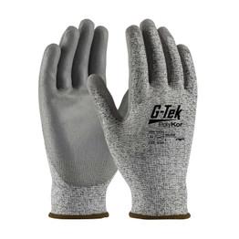 Seamless Knit PolyKor Blended Glove with Polyurethane Coating, Vend Ready