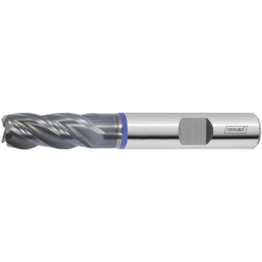 HOLEX Pro INOX solid carbide milling cutter HPC, AlCrN, ⌀ f8 DC: 6mm