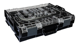 L-Boxx 1, Transparent Lid, Stackable Tool and Accessory Storage