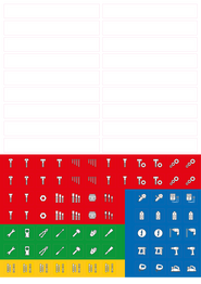 L-BOXX Labeling Stickers for Stackable Tool Storage System