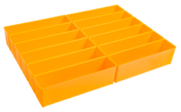 L-BOXX Inset Boxes F3 Orange, 12 Pieces