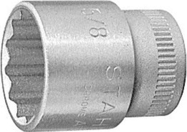 4018754126996 Stahlwille Bi-Hexagon Socket 3/8 inch Multiple Inch Sizes Stahlwille 637100