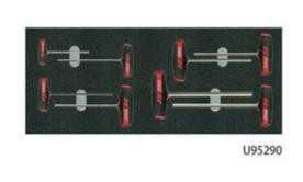 8 Piece Holex Inch T-handle Hex Screwdriver Set Holex U95290 8