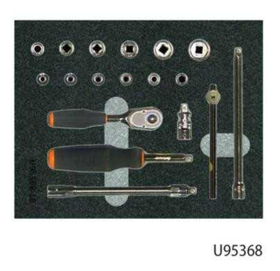 18 Piece Garant 1/4 Drive 6 Point Socket Set Garant U95368 18