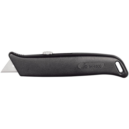 HOLEX Cutter knife with zinc die-cast handle and retractable blade