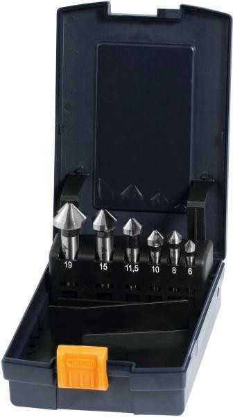 Garant High-Precision HSS 90 Degree Countersink Set in Case