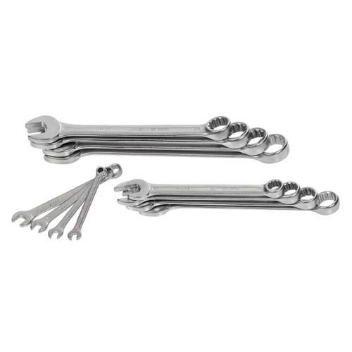 Holex Combination spanner set, chrome-plated