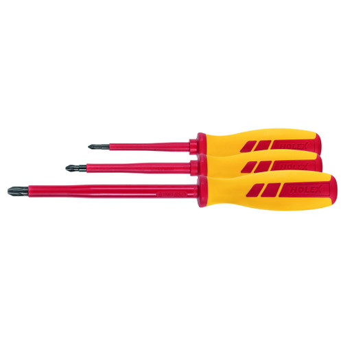 HOLEX Electrician's screwdriver set for Pozidriv VDE fully insulated