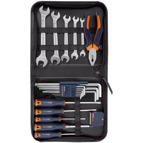 GARANT Tool set, 21 pieces in zip fastener case