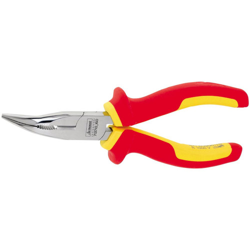 GARANT Snipe nose pliers, angled VDE insulated