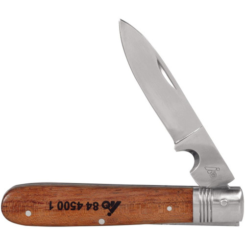 HOLEX Cable knife with wooden handle, folding