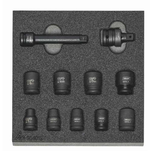 Holex IMPACT socket set, Number of tools: 11